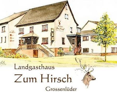 Großenlüder Hotel- Restaurant Zum Hirsch מראה חיצוני תמונה